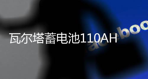 瓦尔塔蓄电池110AH保时捷卡宴奥迪Q7 A6L 大众途锐Q5 A8L汽车电瓶